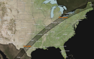 Path of Totality from NASA